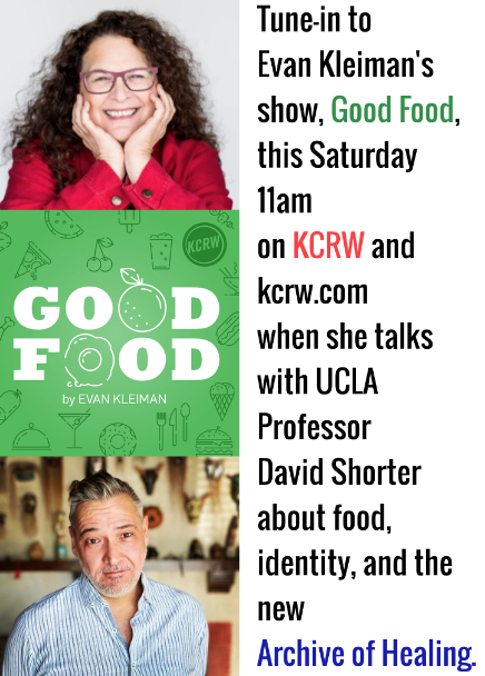 Digital Flier for Good Food with Dr. David Shorter
